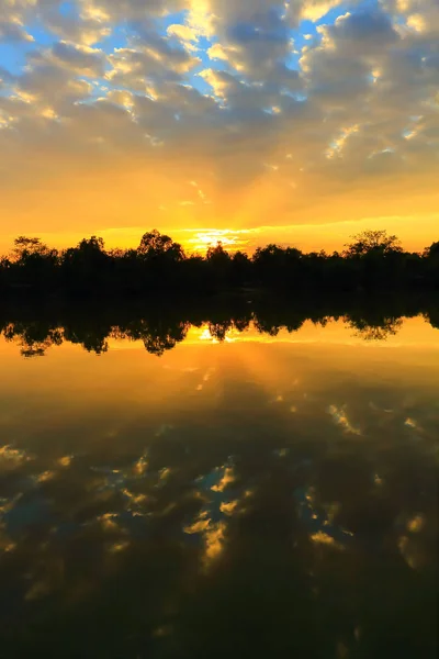 Beautiful Atmosphere Sky Sunset — Stock Photo, Image