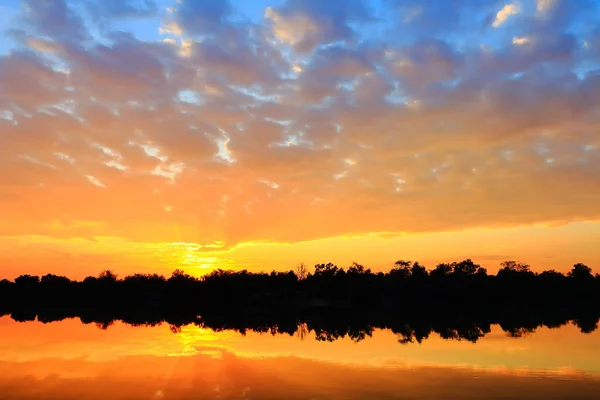 Beautiful Atmosphere Sky Sunset — Stock Photo, Image