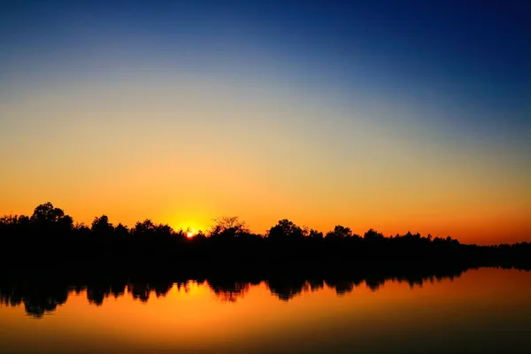 Ambiente Hermoso Cielo Atardecer — Foto de Stock