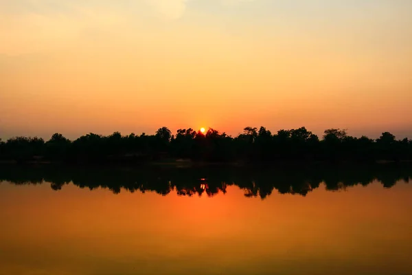 Ambiente Hermoso Cielo Atardecer — Foto de Stock