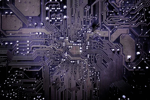 Closeup elektronik devre kartı arka plan. Bilgisayar donanım.
