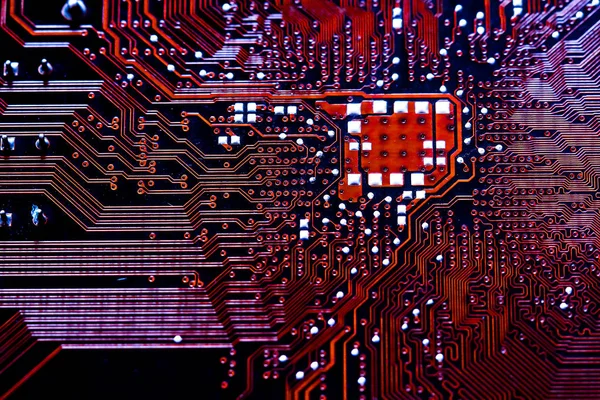 Closeup elektronik devre kartı arka plan. Bilgisayar donanım.