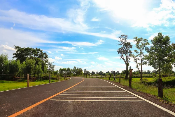 Strade Rurali Thailandia Una Bella Atmosfera — Foto Stock