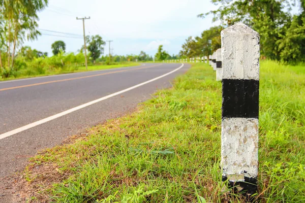 Guida Curva Sulle Strade Rurali — Foto Stock