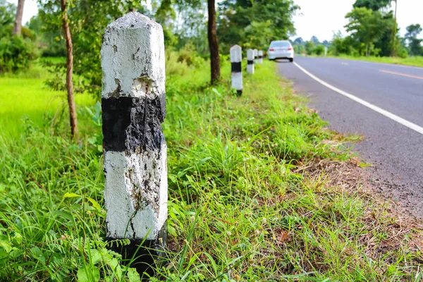 Guida Curva Sulle Strade Rurali — Foto Stock