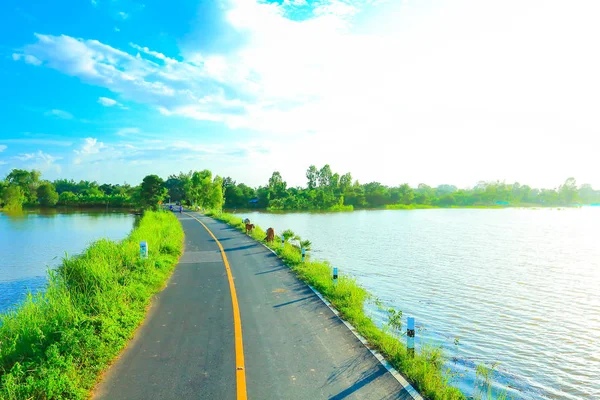 Strada Rurale Bella Thailandia — Foto Stock