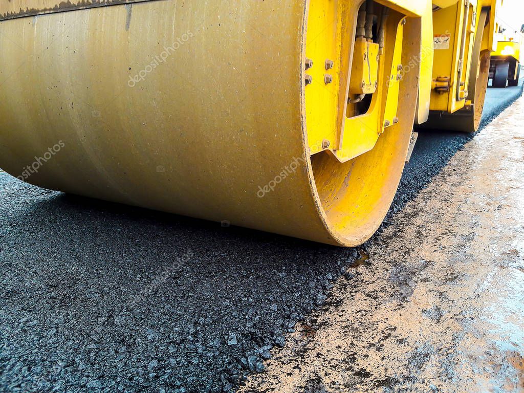Road Roller Road Construction Machinery.