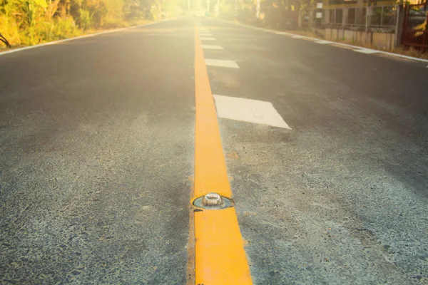 Auto Estrada Com Linhas Tráfego Tailândia — Fotografia de Stock