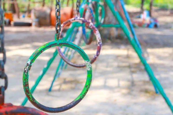 Aire Jeux Pour Enfants Bar École Primaire — Photo