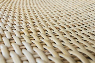 Ahşap arka plan doku bambu örgü.