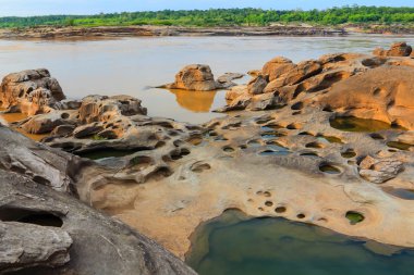 Sam bok pan. Büyük Kanyon'da ubonratchathani Tayland.