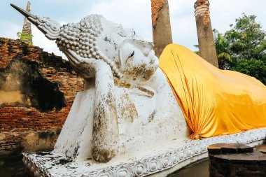 Antik Buda Wat Yai Chai Mongkol Tayland.