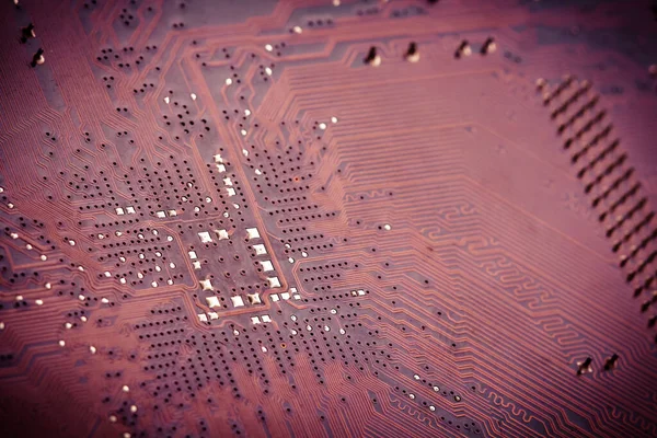 Electronics Circuit Board Background Close Photo — Stock Photo, Image