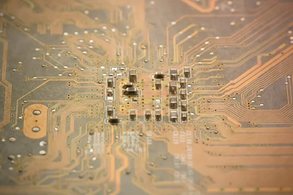 Electronics Circuit Board Background Close Photo — Stock Photo, Image