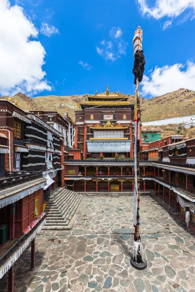 Tašilhunpo Klášter Shitatse Tibet Čína — Stock fotografie