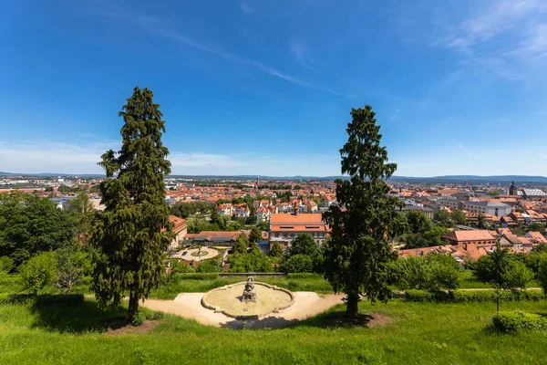 Veduta Aerea Del Centro Storico Bamberga Dal Michaelsberg Alta Franconia — Foto Stock