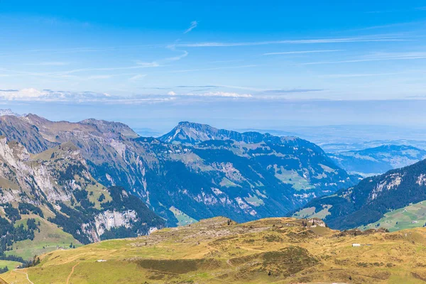 Vista Panoramica Delle Alpi Svizzere Nella Svizzera Centrale Cantone Nidwalden — Foto Stock