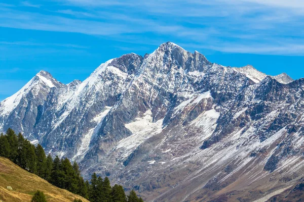 Stunning View Peak Breithorn Loetschental Valley Canton Wallis South Bernese — Stock Photo, Image