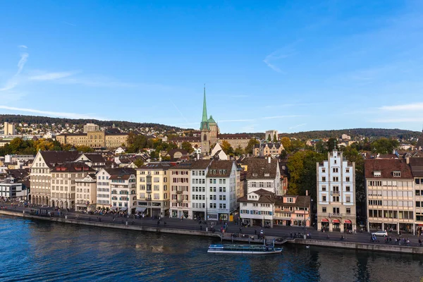 Zurich Suisse Octobre 2015 Les Gens Détendent Dans Vieille Ville — Photo