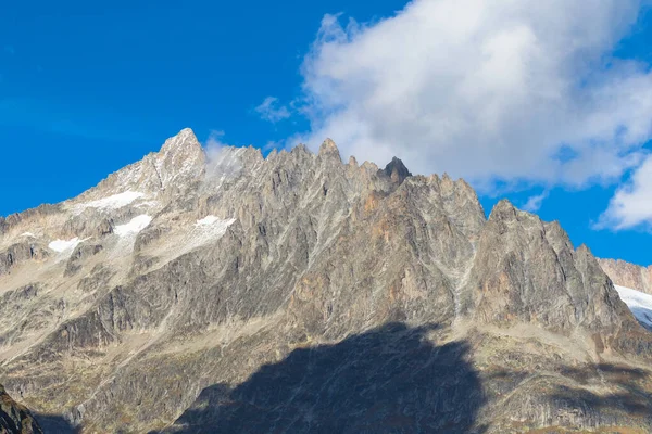 Vista Los Alpes Rocosos Desde Belalp Cerca Del Glaciar Aletsch — Foto de Stock