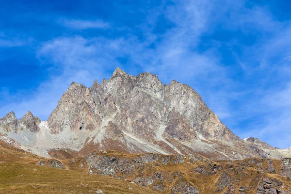 View Piz Lagrev Hiking Path Peak Swiss Alps Upper Engadin — Stock Photo, Image