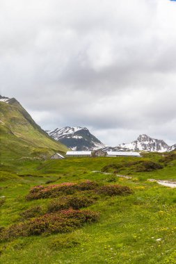Tessin Kantonu 'ndaki İsviçre Alpleri' nin (Ticino) çok güzel bir manzarası vardır..