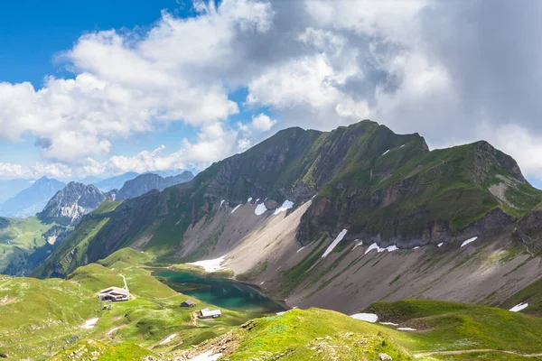 Αεροφωτογραφία Του Eisee Λίμνη Κοντά Στο Brienzer Rothorn Στο Bernese — Φωτογραφία Αρχείου