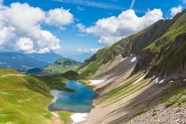 Luftaufnahme Des Eisees Bei Brienzer Rothorn Berner Oberland Der Jungfrau — Stockfoto