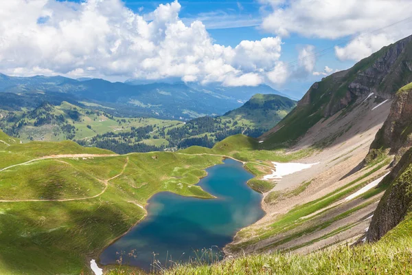 Luftaufnahme Des Eisees Bei Brienzer Rothorn Berner Oberland Der Jungfrau — Stockfoto