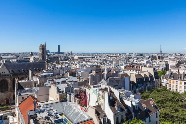 Paisaje Urbano París Con Vistas Muchos Edificios Históricos Como Torre —  Fotos de Stock