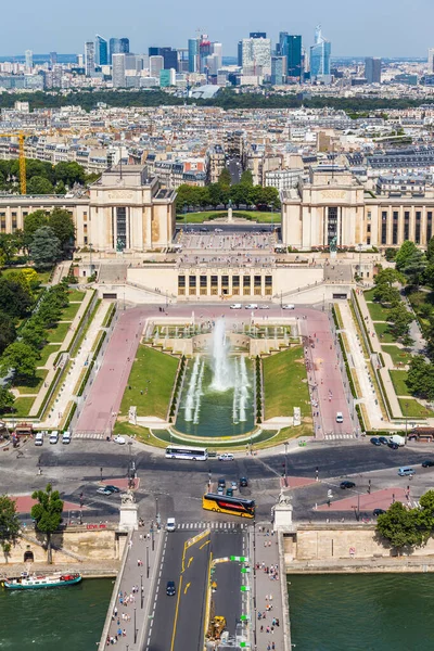 París Francia Agosto 2013 Vista Aérea Muchos Turistas Que Visitan —  Fotos de Stock