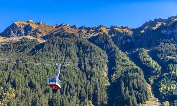 Teleférico Que Hacia Mannlichen Maennlichen Desde Wengen Famoso Destino Turístico — Foto de Stock