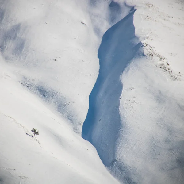 Hochgebirgslandschaft Den Alpen Winter — Stockfoto