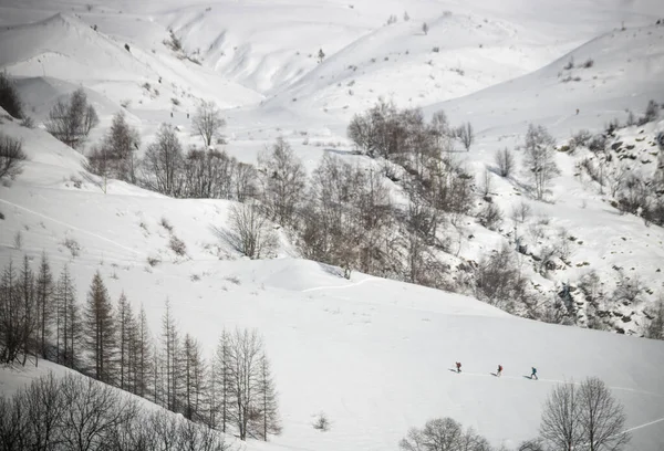 Hochgebirgslandschaft Den Alpen Winter — Stockfoto