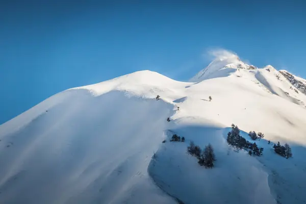 Hochgebirgslandschaft Den Alpen Winter — Stockfoto