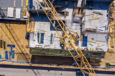 Bir evin Yeni inşaat Bir Ev Çerçeveli Yeni İnşaat B