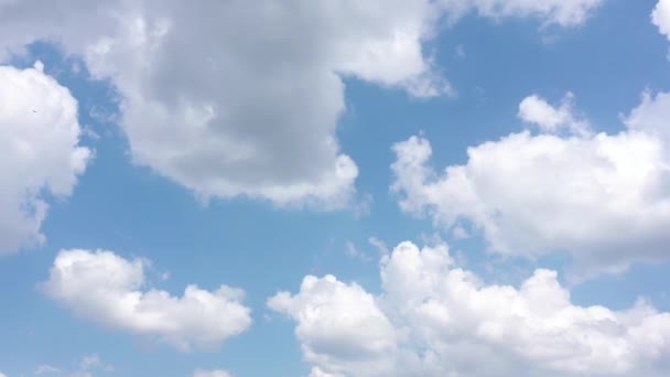 4K: piękne tło Universally Cloudscape. Widok z lotu ptaka — Wideo stockowe