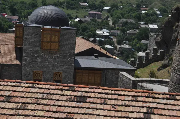 Castillo Rabati Georgia Lugar Histórico Castillo Colina Con Torres — Foto de Stock