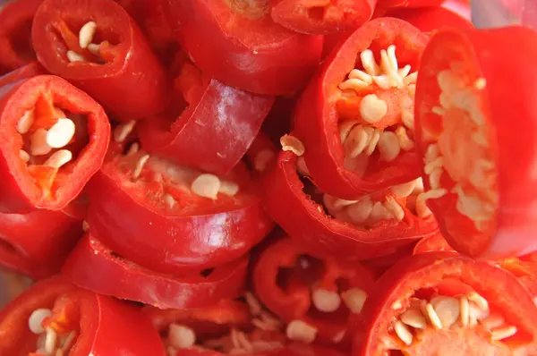 Pimienta Picante Vainas Verduras Rojas Picante —  Fotos de Stock