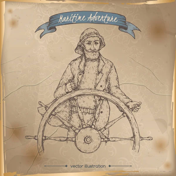 Eski Kaptan kroki. Deniz adveture serisi.