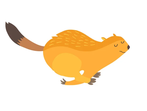 다람쥐 아이콘 그림입니다 배경에 스타일의 파트리지 — 스톡 벡터