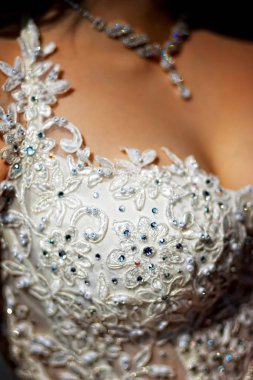 Gelin için elbise tasarımı unsuru