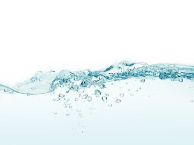 beyaz zemin üzerine su sıçramalarına