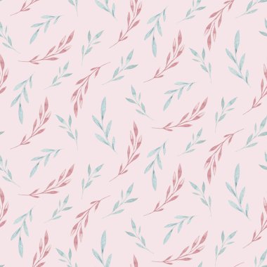 Bahar willow çiçek ve yaprakları ile Seamless modeli. Kukum şube ile Paskalya elle çizilmiş arka plan. çiçek desenli duvar kağıdı veya kumaş için.