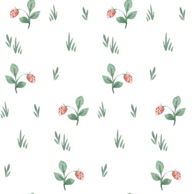 Keçi, at, kaz ve ile sevimli çiftlik hayvanları ile suluboya sorunsuz desen. tavuk, koyun ve domuz evcil hayvan illüstrasyon.