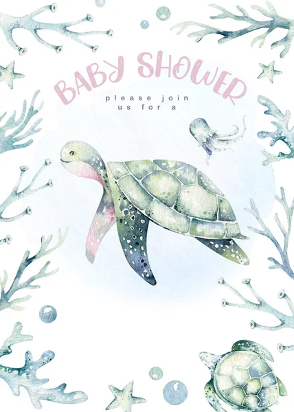 Animaux De Mer Aquarium Bebe Joyeux Anniversaire Affiche Aquarelle Bleue Poisson D Ocean Tortue Baleine Et Corail Fond De L Aquarium Shell Marine Nautique Dessine Faune Stock Photo Animaux De Mer Aquarium Bebe Joyeux Anniversaire Affiche Aquarelle Bleue Poisson D Ocean Tortue Baleine Et Corail Fond De L Aquarium Shell Marine Nautique Dessine Faune Stock Photo