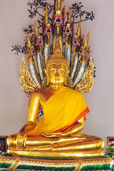 Heykel Tapınağı Wat Pho Tapınağı Yatan Buda Bangkok Tayland — Stok fotoğraf