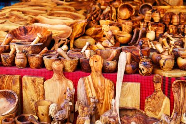 Sandal ağacı, Tunus, Sidi Bou Said, Tunus pazar ürünleri.