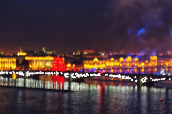 抽象的な写真 サンクト ペテルブルクの緋色の帆祭典 — ストック写真