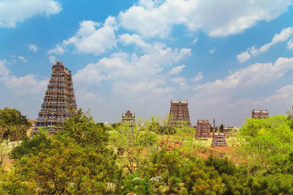 El famoso templo de Meenakshi . — Foto de Stock